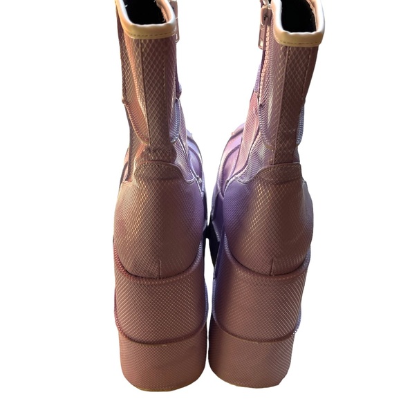 DEMONIA LAVENDER HOLOGRAM STACKERS MENS SIZE 10 - Picture 5 of 10